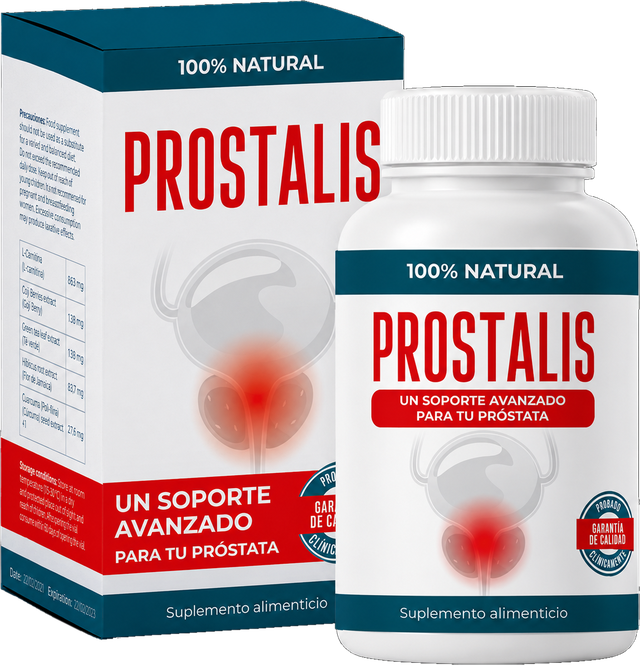 Envase de Prostalis con cápsulas